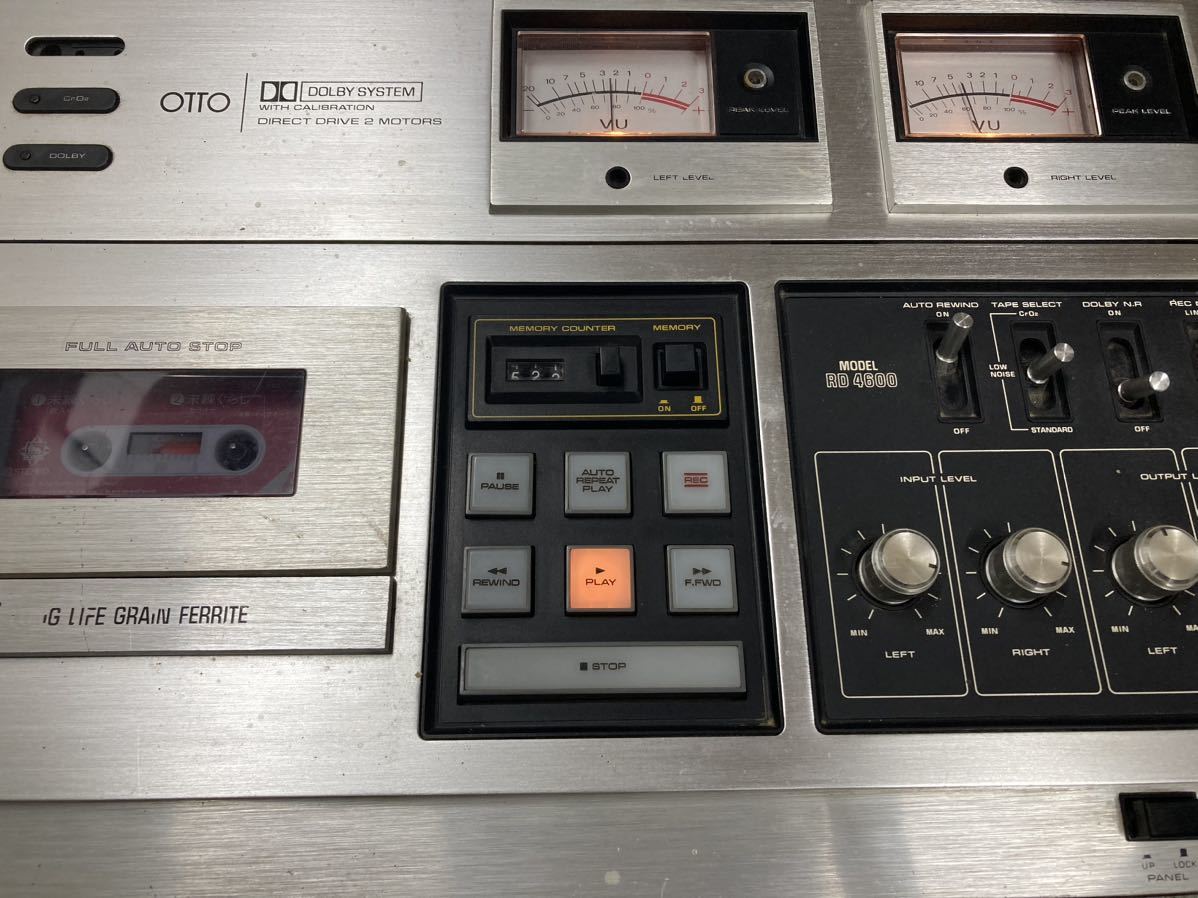 再生可能 OTTO カセットデッキ RD 4600 オットー RD-4600 現状品 SANYO