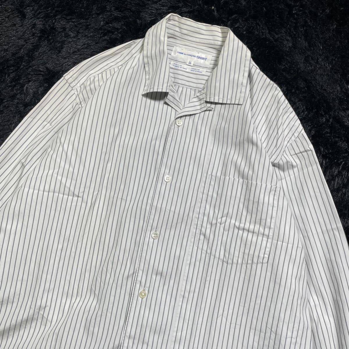 90s レア☆COMME des GARÇONS SHIRT バイカラー シャツ COMME des