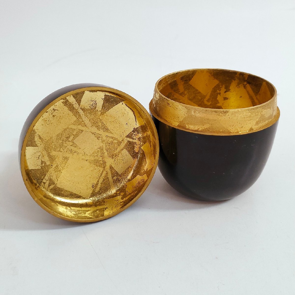 ☆平安光阿弥 内金箔押 中棗 茶道具 漆塗 共箱 薄茶器 漆器(棗)｜売買 