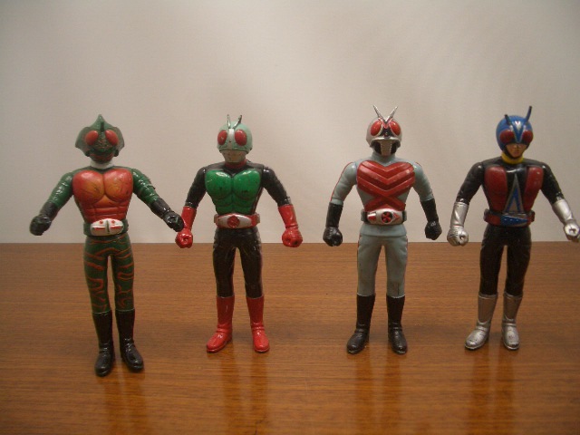 ◇BANDAI バンダイ 1989 日本製 仮面ライダー ライダーマン アマゾン 1 