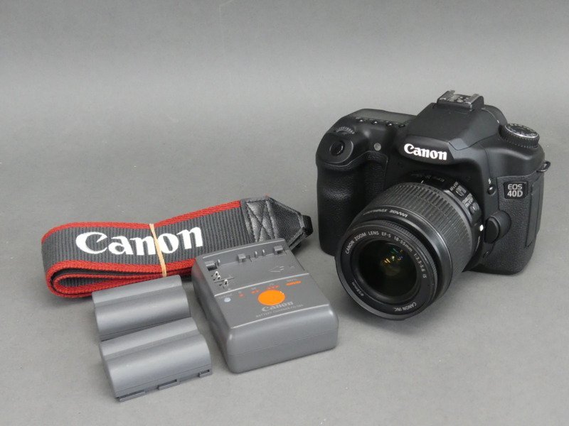 ww162 キャノン EOS 40D ボディ EF-S 18-55mm F3.5-5.6 IS レンズ デジタル 一眼レフ レンズ難あり
