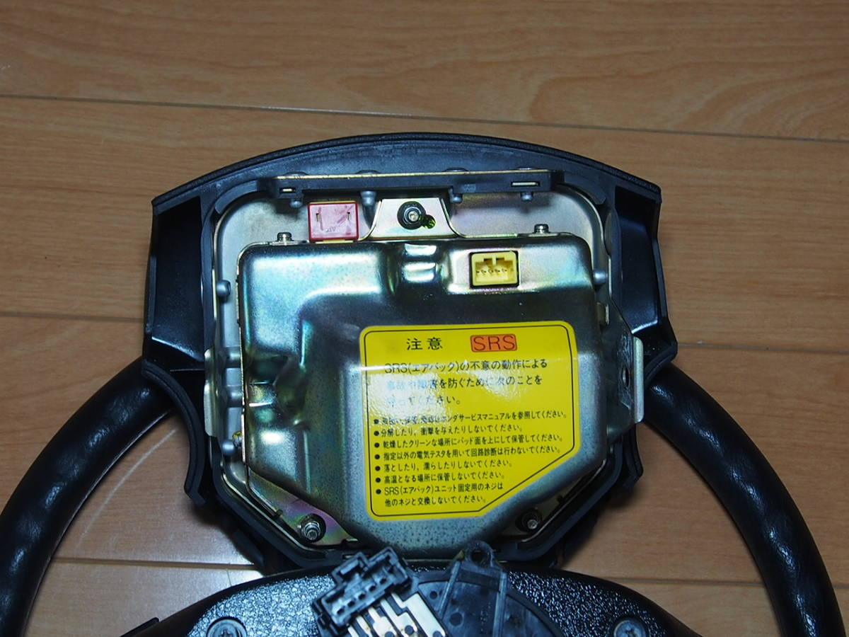 未使用に近い✨】HONDAビートPP1純正エアバッグステアリング本革巻