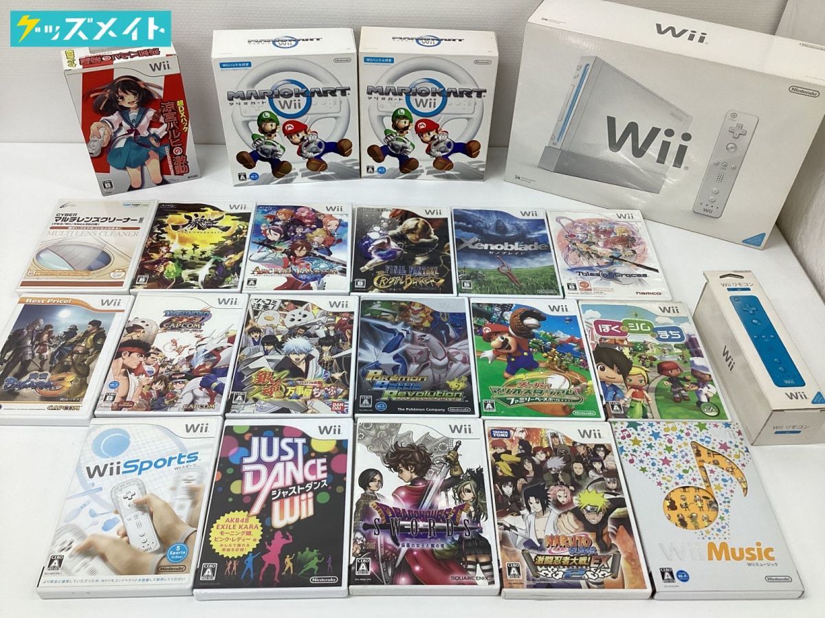 同梱不可/ジャンク】 Nintendo Wii 本体 コントローラー ソフト 各種