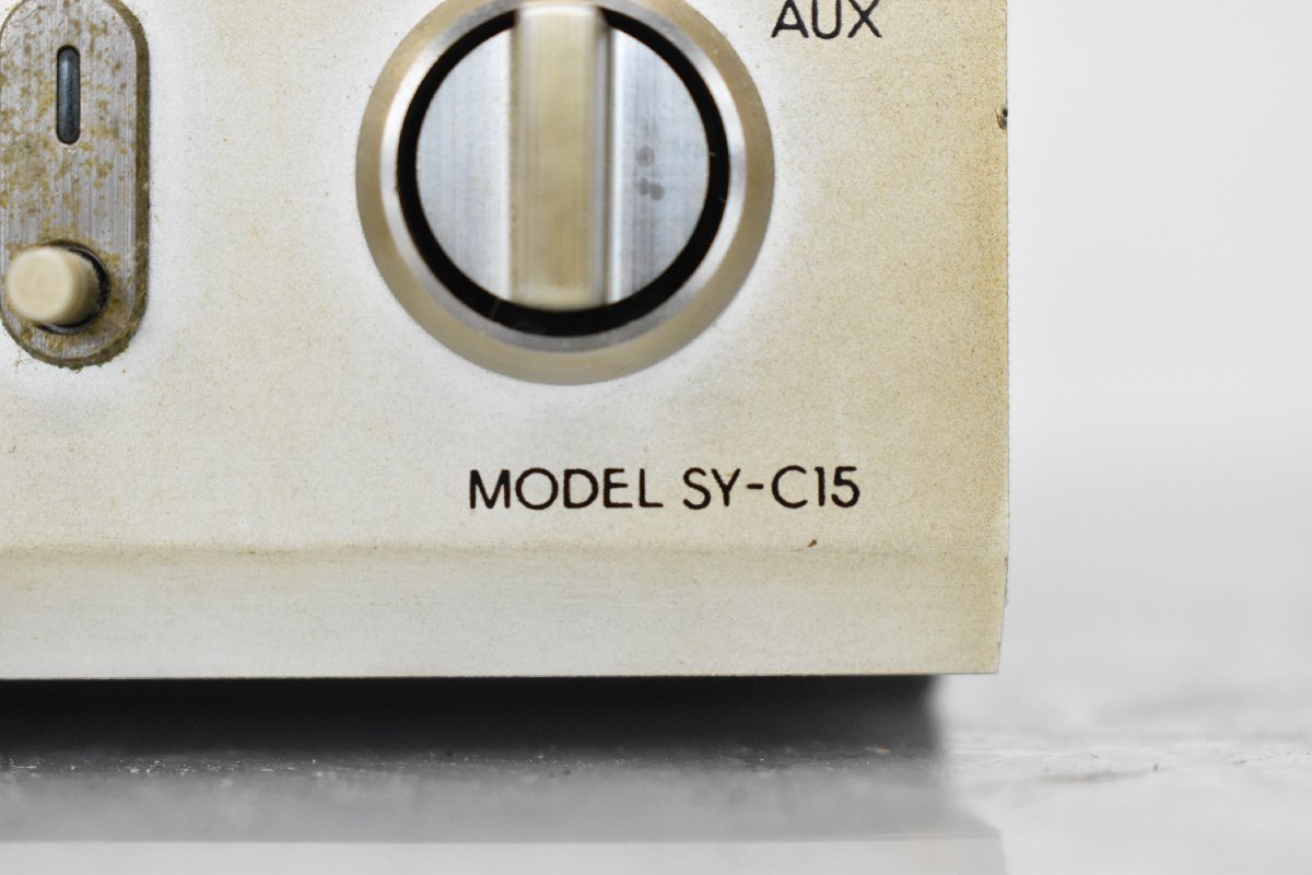 Σm5879 中古 AUREX オーレックス コントロールアンプ SY-C15 / パワー