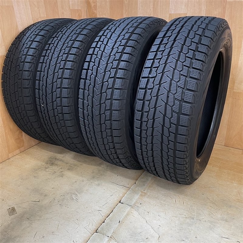 溝あり スタッドレスタイヤ 225/60R18 104Q 4本セット ヨコハマ アイス