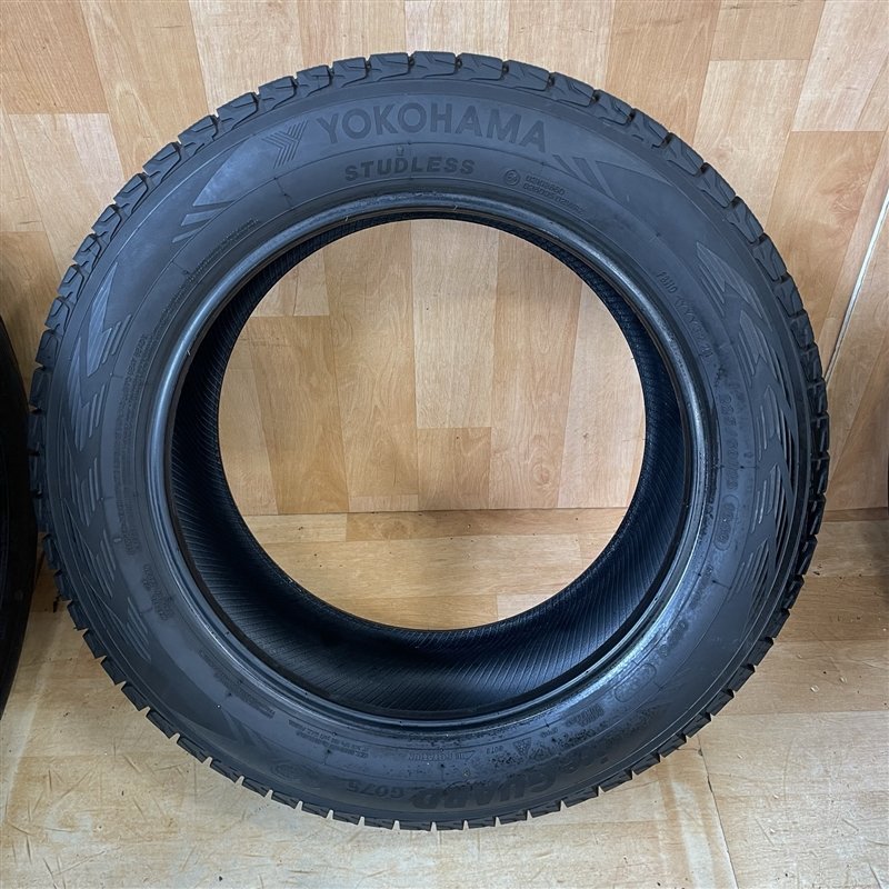 溝あり スタッドレスタイヤ 225/60R18 104Q 4本セット ヨコハマ アイス