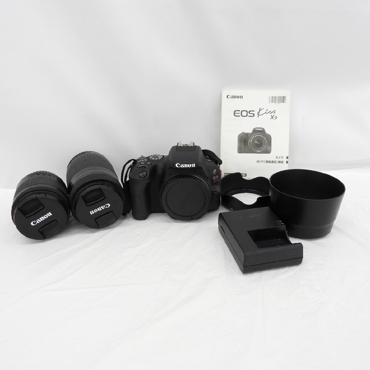 中古品】Canon キャノン デジタル一眼レフカメラ EOS Kiss X9 ダブル 
