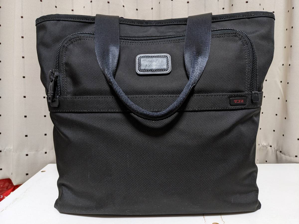 極美品 TUMI トゥミ ALPHA アルファ 26195DE トートバッグ ビジネスバッグ ブラック