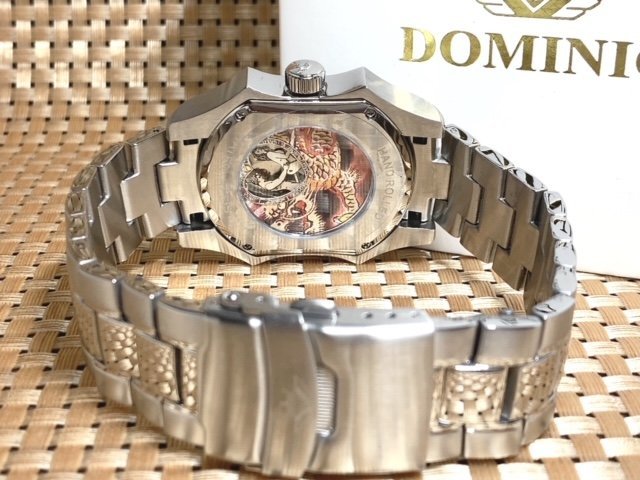 限定モデル 秘密のからくりギミック搭載 新品 DOMINIC ドミニク 腕時計