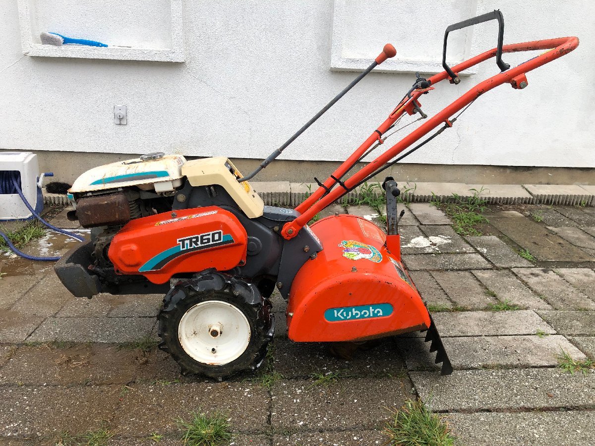 群馬県　クボタ　管理機　TR60　5.5馬力　動作確認済み　エンジン始動動画あり　家庭菜園　農家　畑