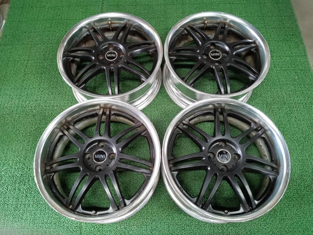 ★深リム★WORK VARIANZA 18×7.5J +33 4H-100 4本セット　BMW MINI用 コンパクトカーにも対応可能