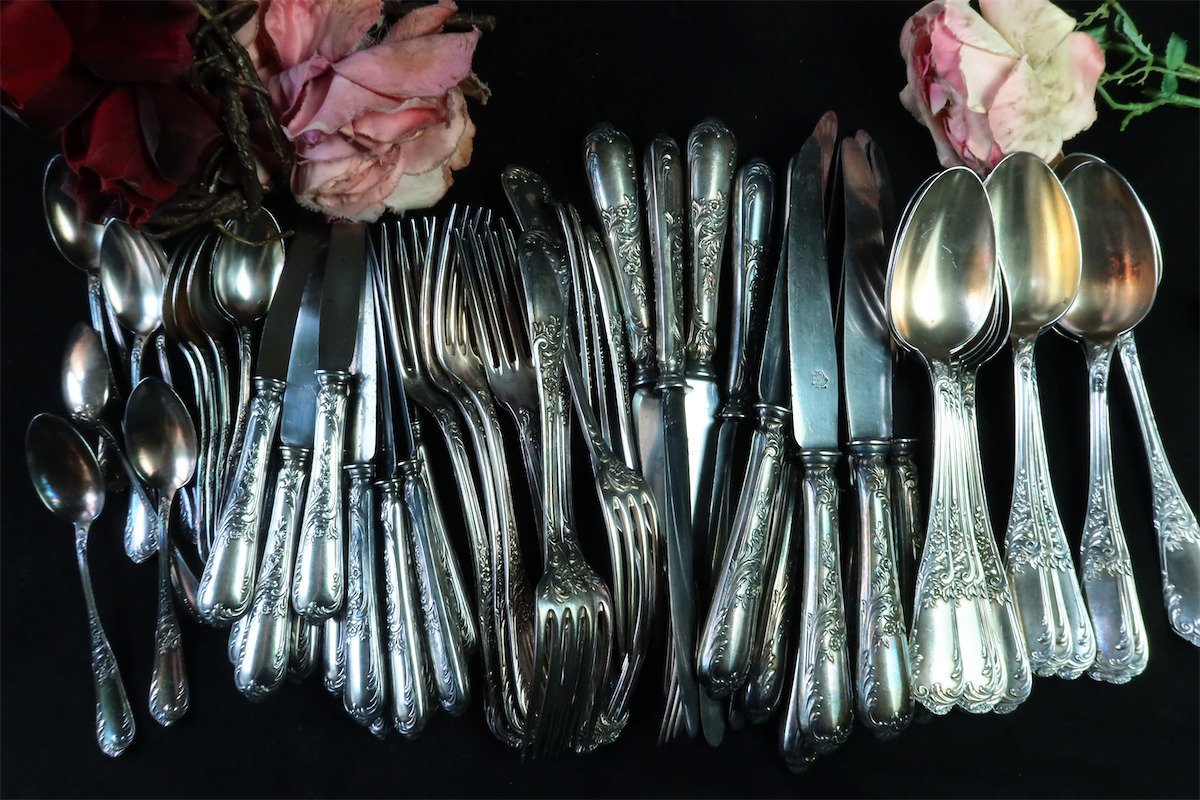 美麗! 1860年頃 SILVER 純銀P. アンティーク フランス シルバー