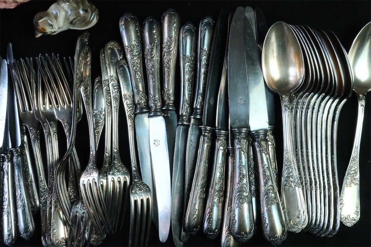 美麗! 1860年頃 SILVER 純銀P. アンティーク フランス シルバー