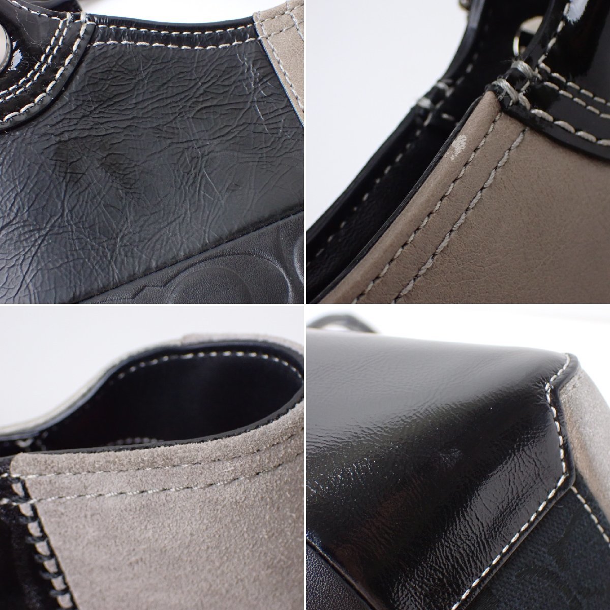 COACH/コーチ シグネチャー パッチワーク トートバッグ F14045 