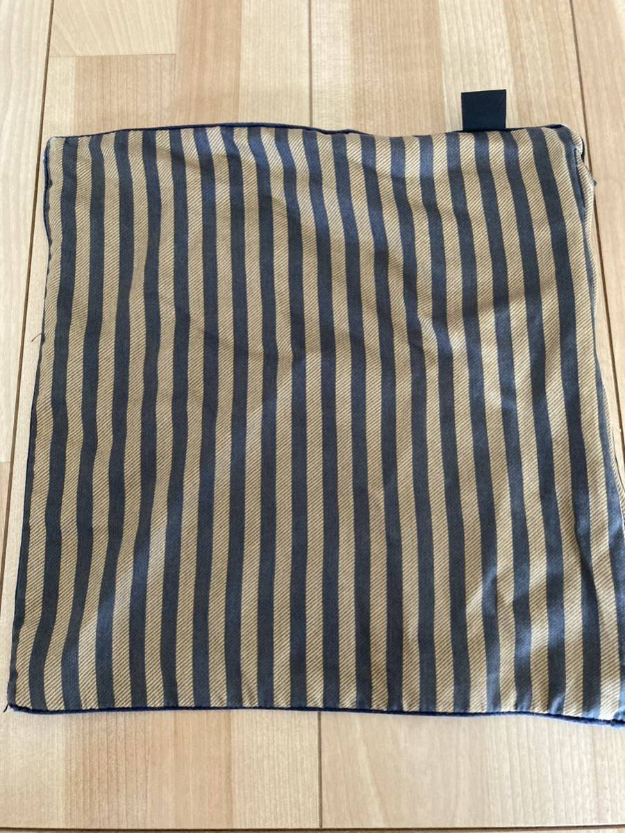 FENDI フェンディ クッションカバー ズッカ柄 ブラウン 45✕45cm FENDI フェンディ ズッカ柄 クッションカバー ブラウン×ブラック