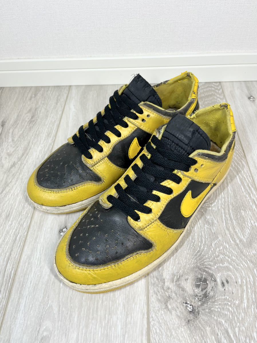 極レア】DUNK LOW IOWA ダンク アイオワ 黒 黄 NIKE 80s 85年 