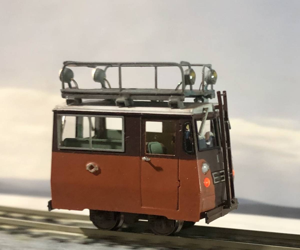 HOナロー 1/87 9mm ワールド工芸 木曽森林鉄道 関電風モーターカー Ⅱ