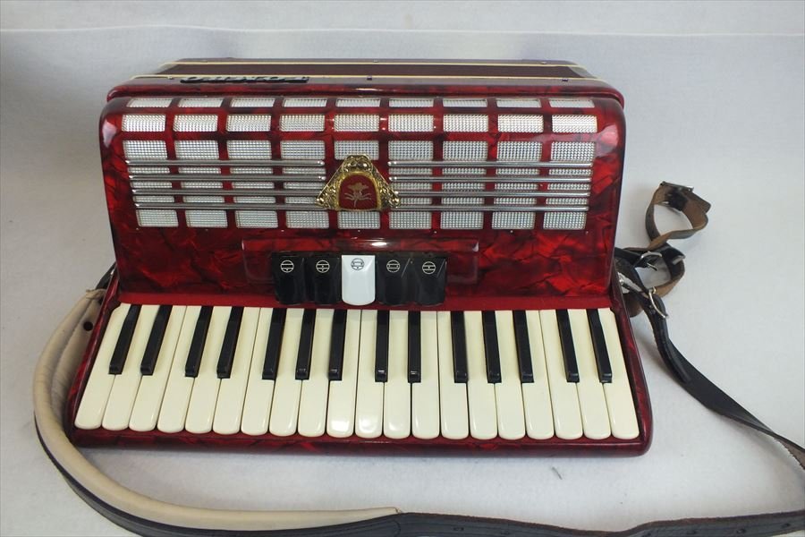 2473P) TOMBO T-48 アコーディオン トンボ ハードケース付き TOMBO