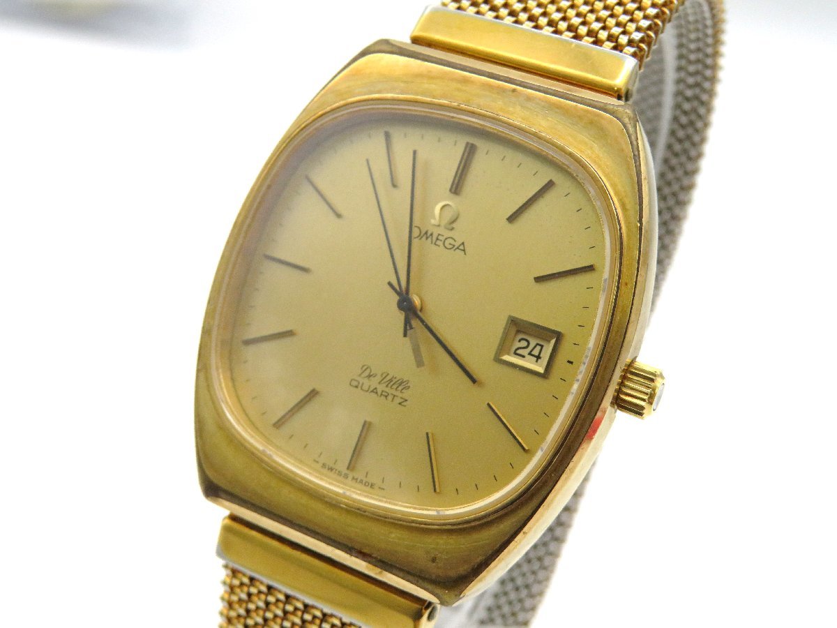 オメガ デビル OMEGA 腕時計 1円 クォーツ メンズ レディース クオーツ 