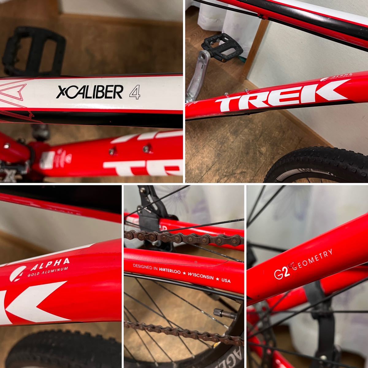 直接取引大歓迎 B782 TREK XCALIBER4 ディスクブレーキ アルミフレーム