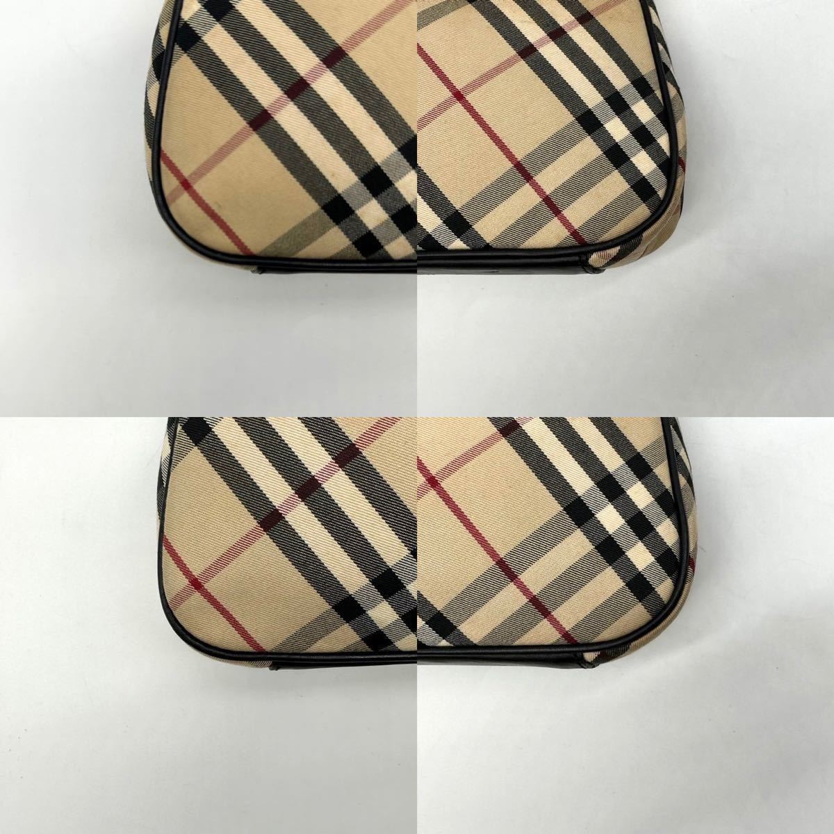 1円《美品》BURBERRY バーバリー ノバチェック ワンショルダーバッグ 