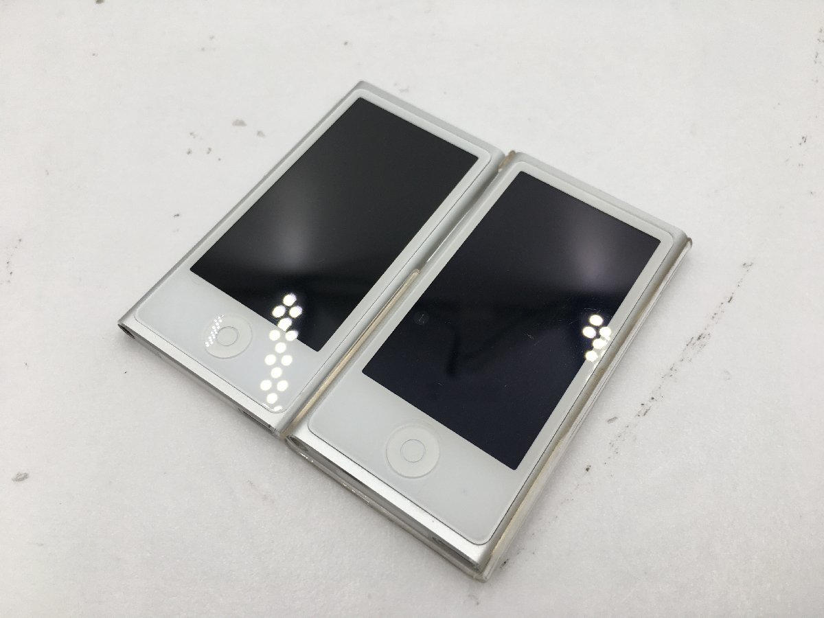 ♪▲【Apple アップル】iPod nano 第7世代 MD480J MD480LL 16GB 2点セット まとめ売り 0703 9