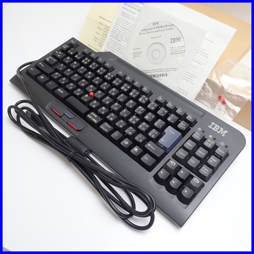 ☆IBM USBスペースセーバーキーボード KPH0035/動作品/テンキーレス 