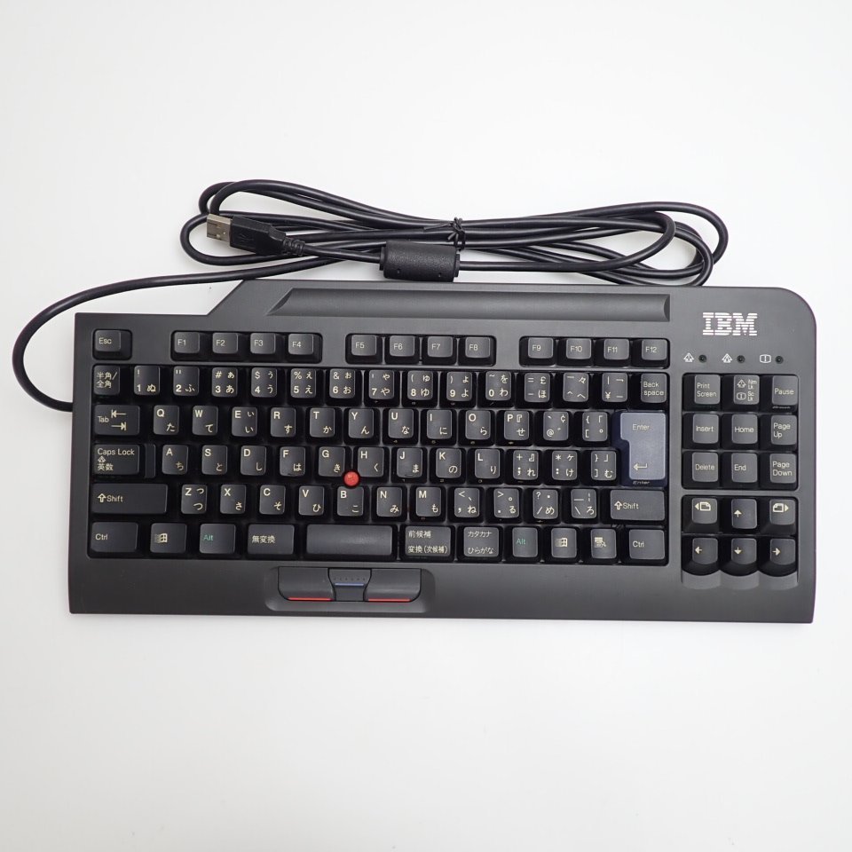 ☆IBM USBスペースセーバーキーボード KPH0035/動作品/テンキーレス 
