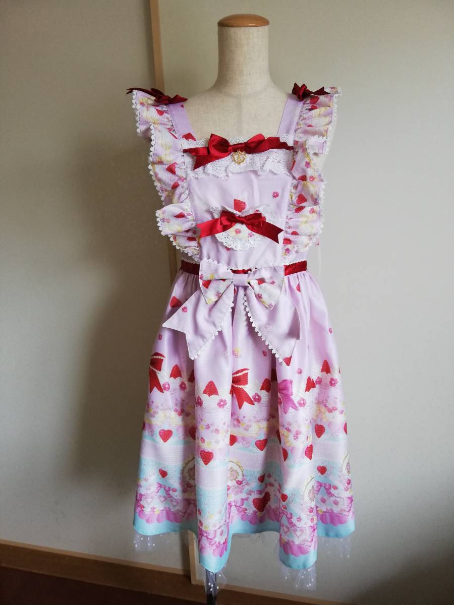 BABY， THE STARS SHINE BRIGHT　strawberry　sweetheart　cake　ribbon　JSK