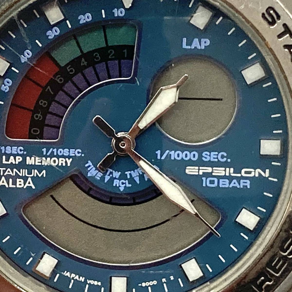 不動 SEIKO ALBA EPSILON セイコー アルバ イプシロン V084-8000 