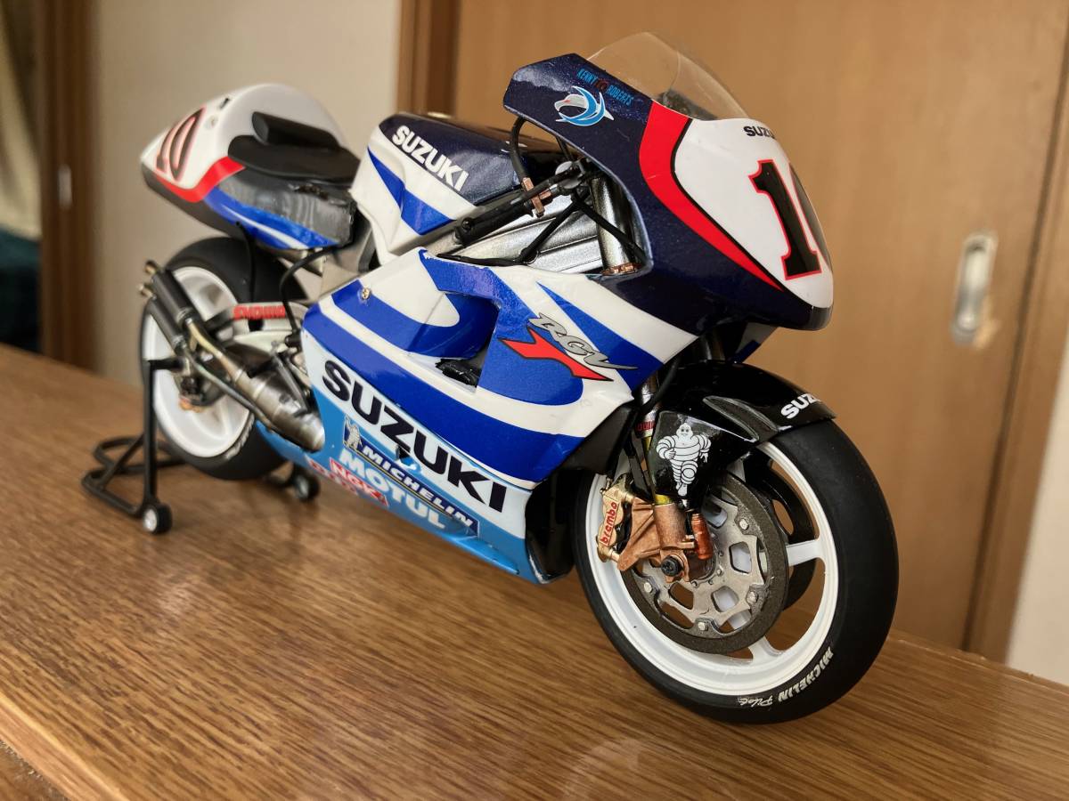 タミヤ 1/12 モーターサイクルシリーズ No.81 スズキRGV-Γ(XR89）完成