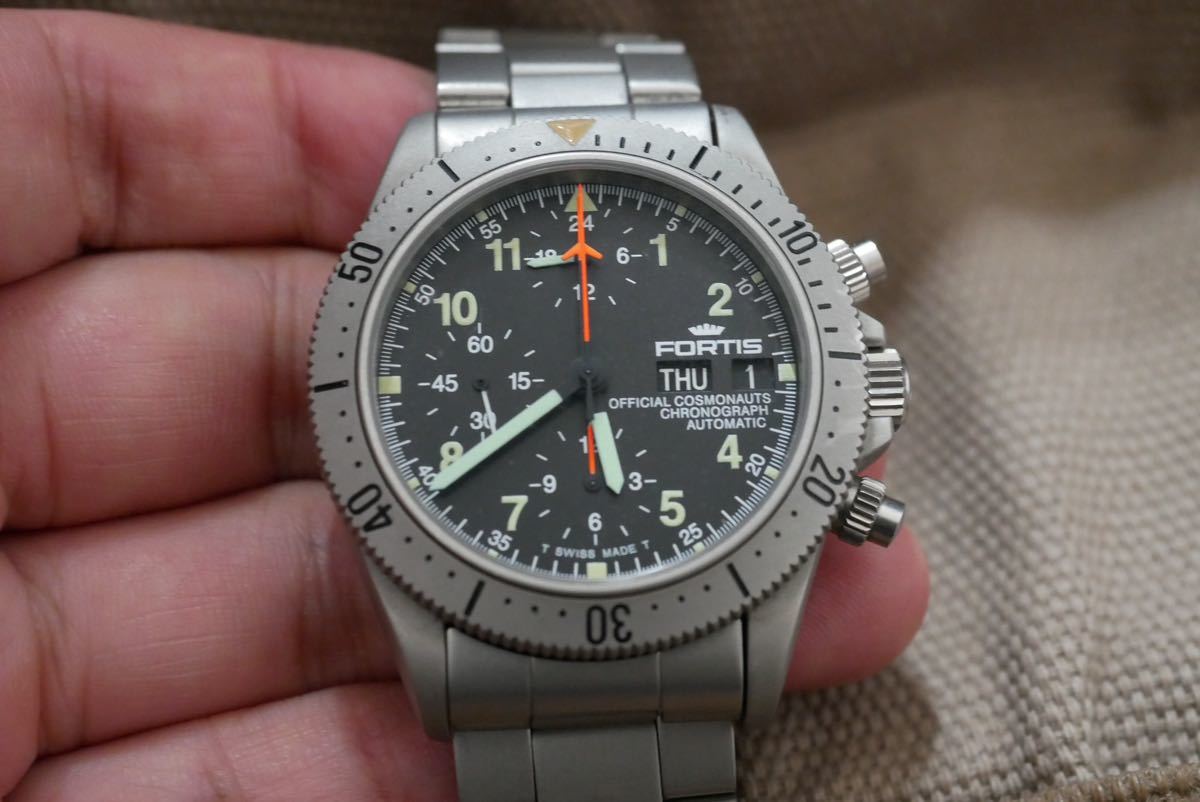 FORTIS フォルティス オートマチック コスモノート クロノグラフ 良品 