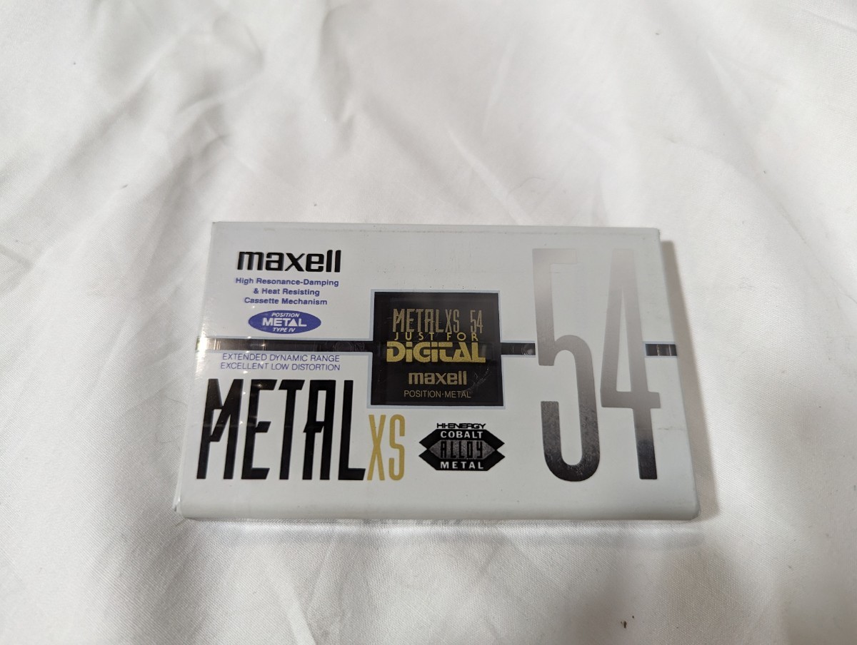 未開封 マクセル maxell METAL XS 54 カセットテープ　メタルテープ