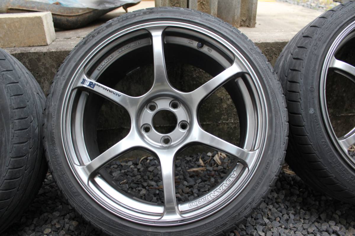 YOKOHAMA ADVAN Racing RG3 RGⅢ 18インチ 8.5J +45 PCD100 4本セット 