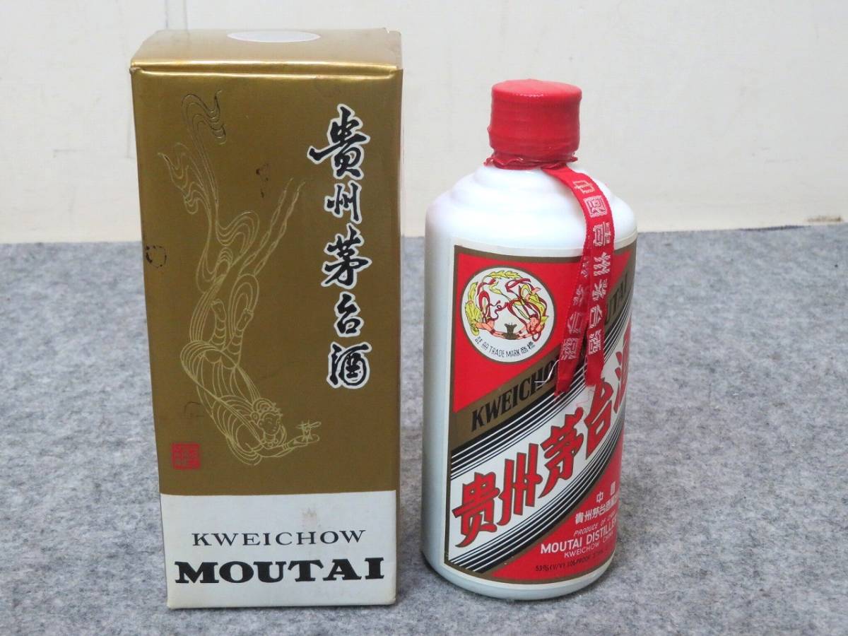 未開封 貴州茅台酒 マオタイ 天女 ラベル 1994年 375ml 古酒 液減りあり