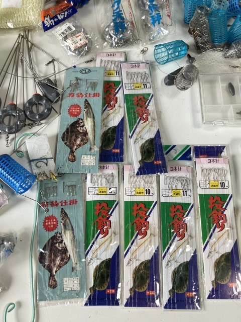 Ku924 釣具 まとめて/セット 釣り フィッシング 錘/おもり 網 天地  