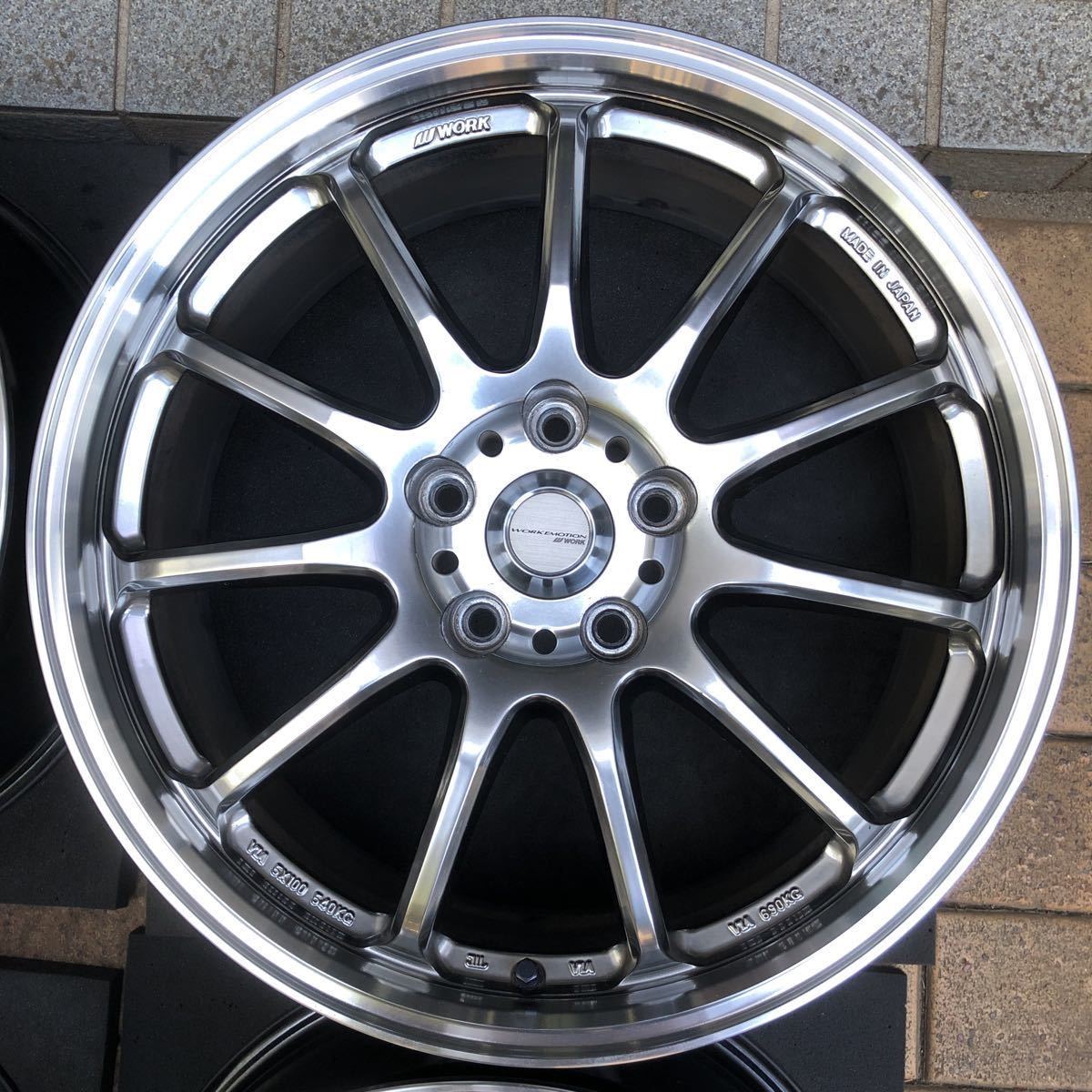 WORK EMOTION 11R 11r アルミホイール タイヤ付きWORK WORK ワーク