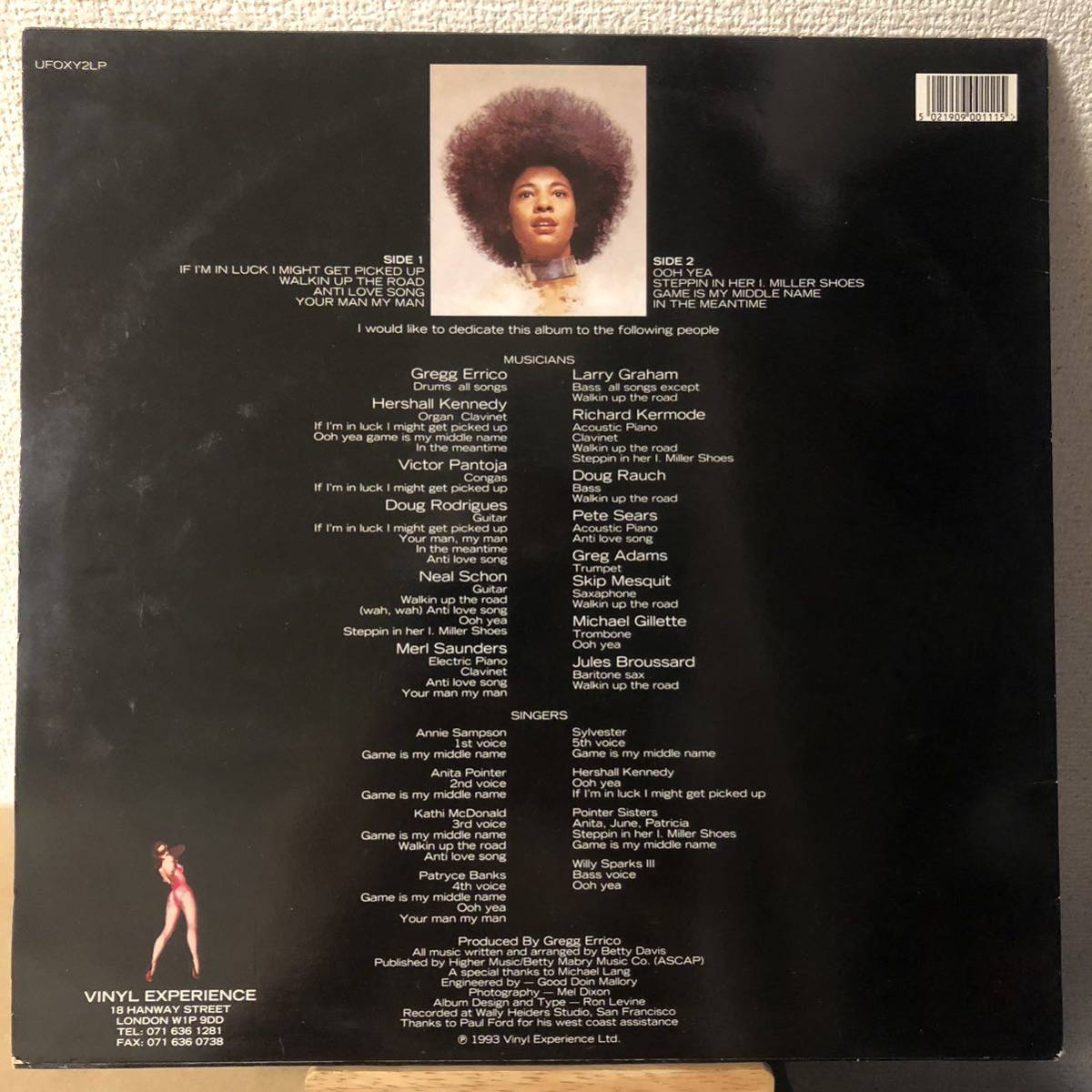Betty Davis レコード LP ベティ・デイヴィス デイビス vinyl アナログ