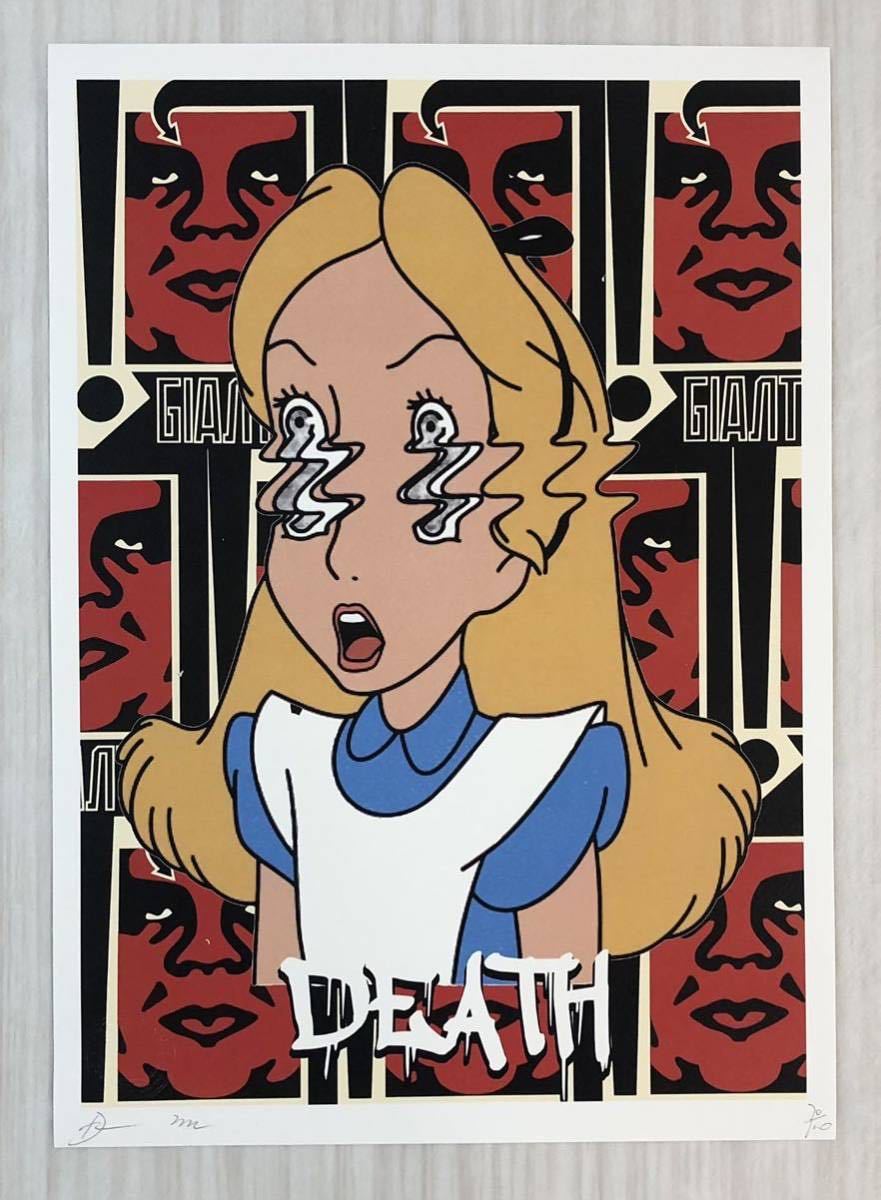 death nyc 世界限定100枚 不思議の国のアリス ディズマランド death