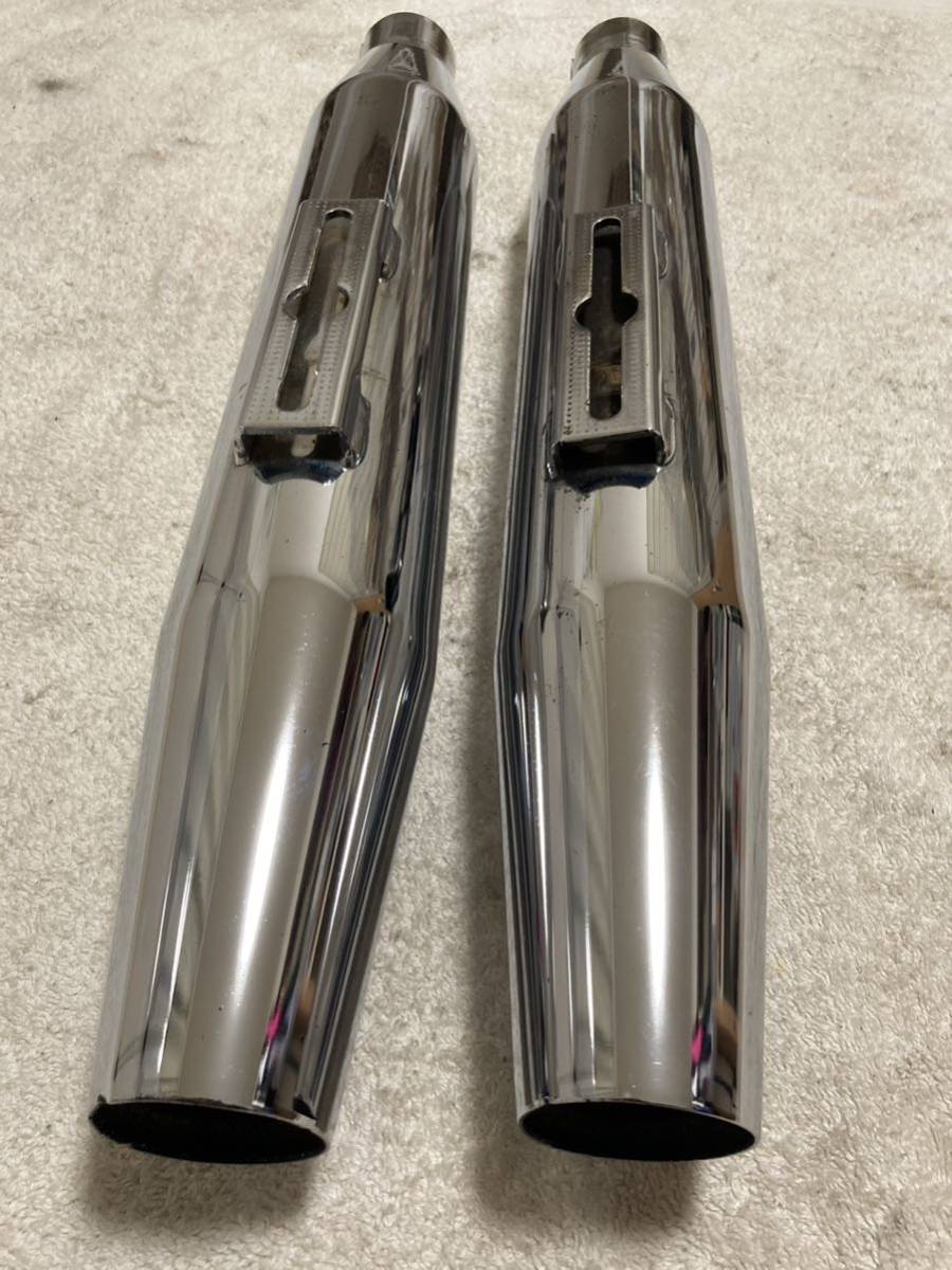 ハーレー ダイナ FXDL FXD 北米 テーパード スリップオン マフラー evo 