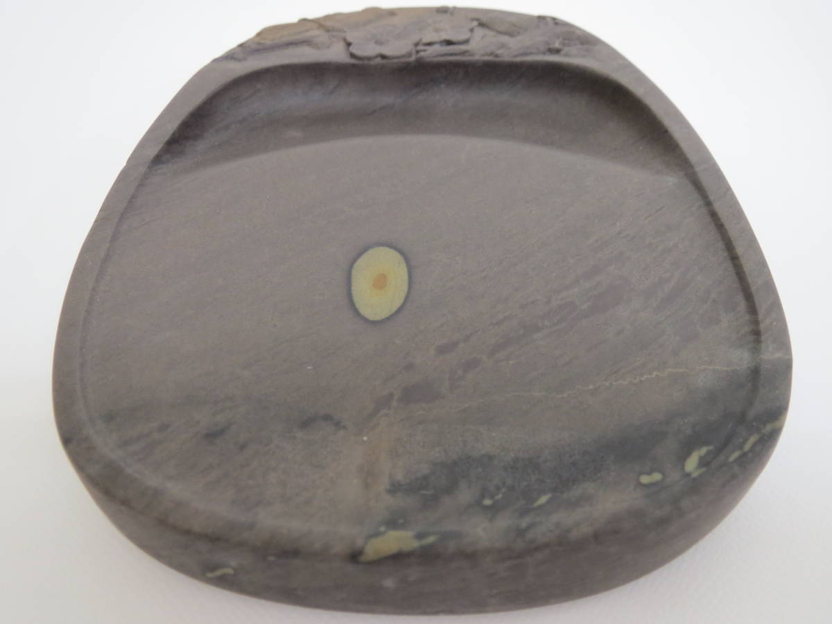 清代 上浣造 緑端渓硯 雲龍鳳凰彫刻 木箱付 書道具