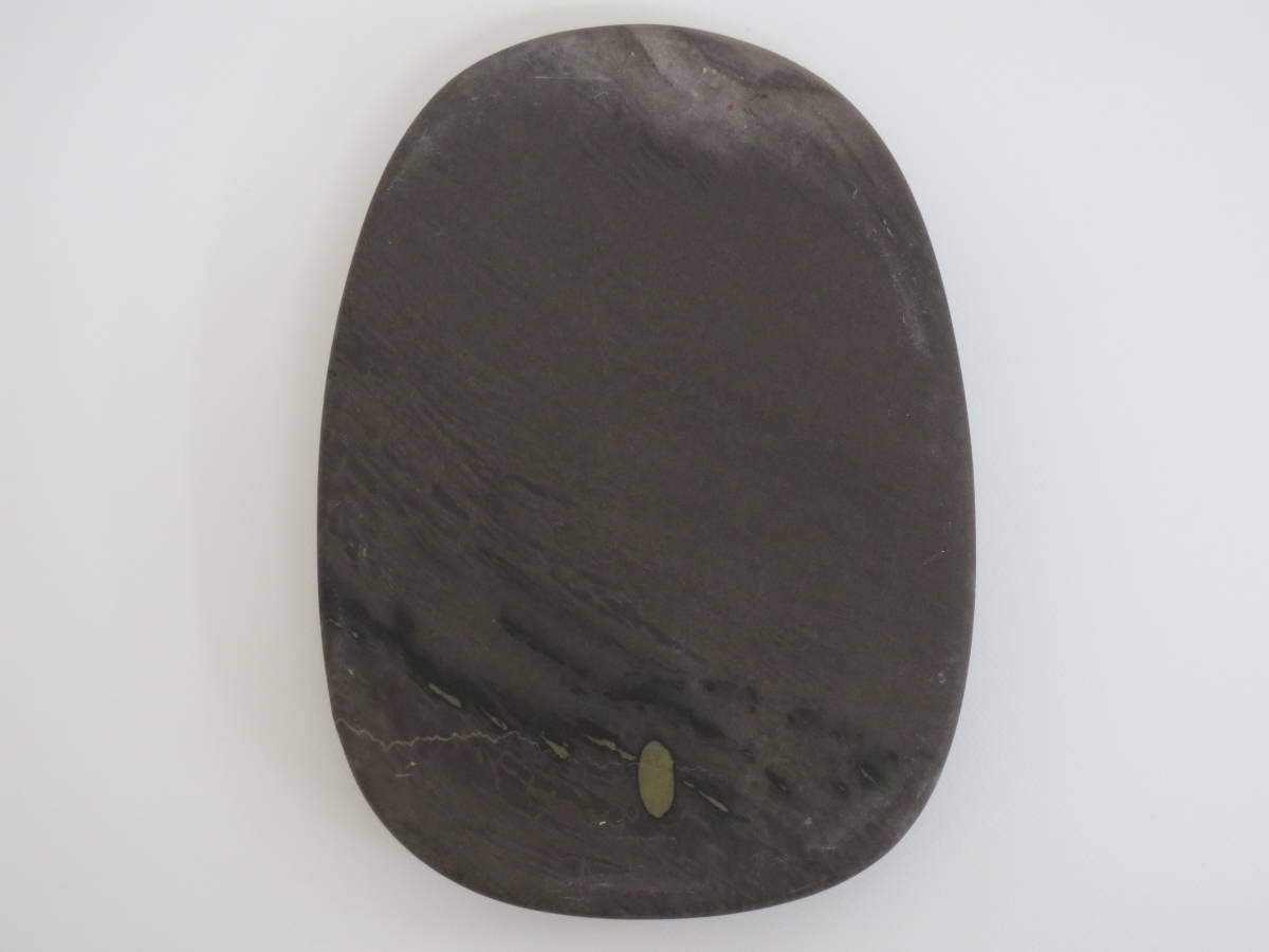 清代 上浣造 緑端渓硯 雲龍鳳凰彫刻 木箱付 書道具