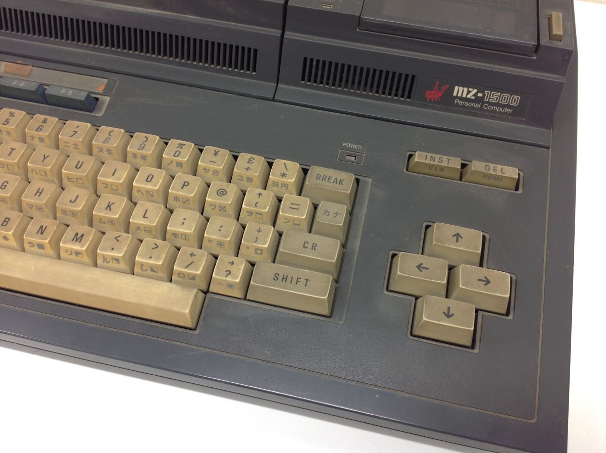 SHARP MZ-1500 シャープ パソコン 通電確認済み PC 営MK311-100
