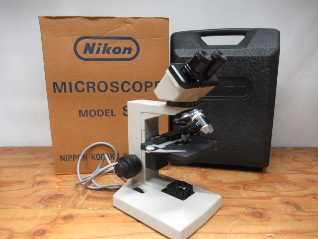 Nikon ニコン MODEL SE 顕微鏡 マイクロスコープ ケース付き 管理
