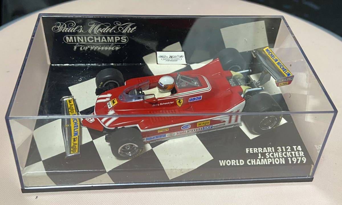 ミニチャンプス 1/43 フェラーリ312T4 No.11 J.シェクター 1979