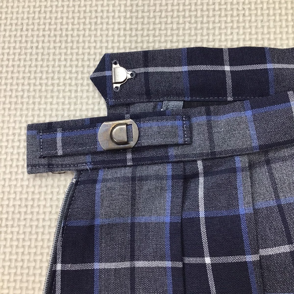 O724 香川県 英明高校 スカート ブラウス 2点セット /L/W66/丈51/半袖  