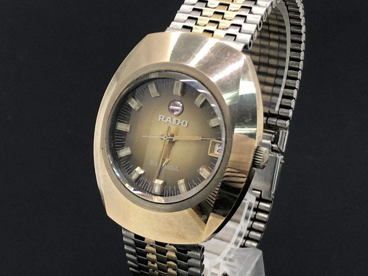 ラドー 自動巻き RADO バルボア BALBOA 腕時計 ゴールド メンズ カット 
