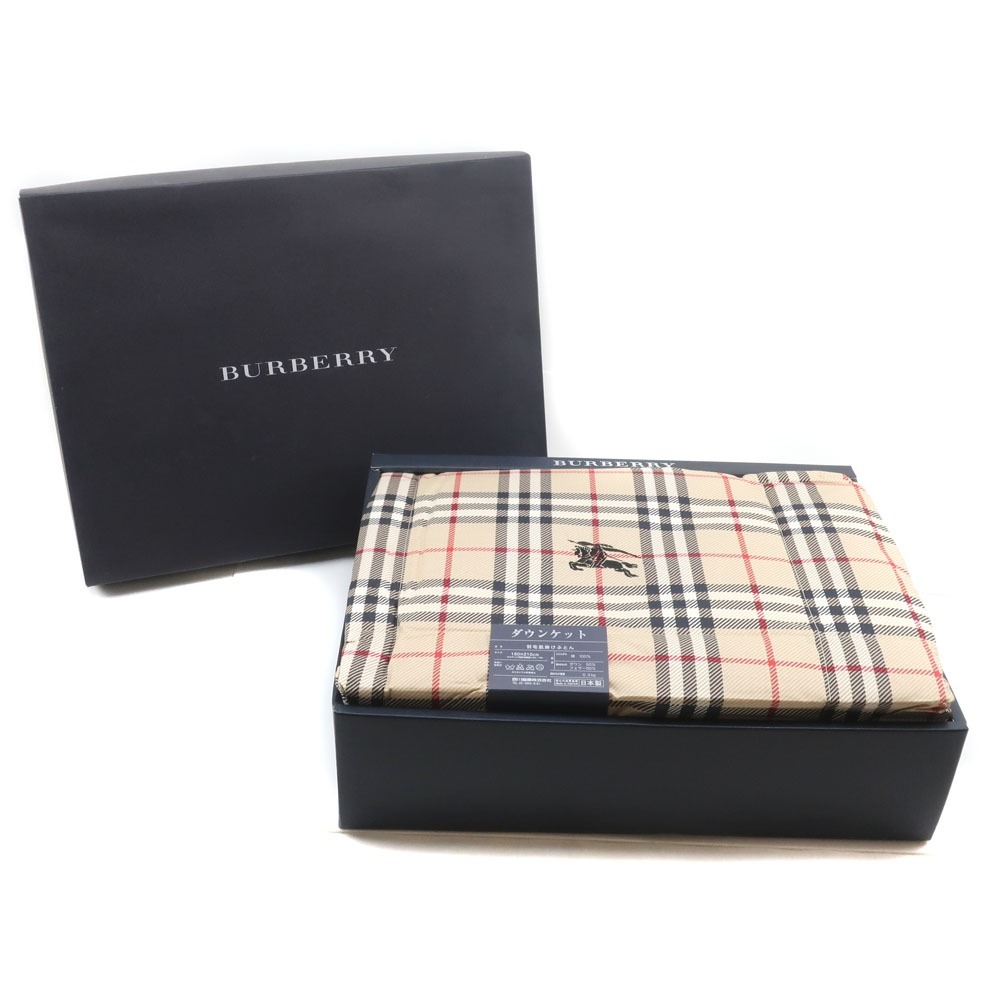 BURBERRY バーバリー ダウンケット 羽毛肌掛けふとん 肌掛布団 BB8110
