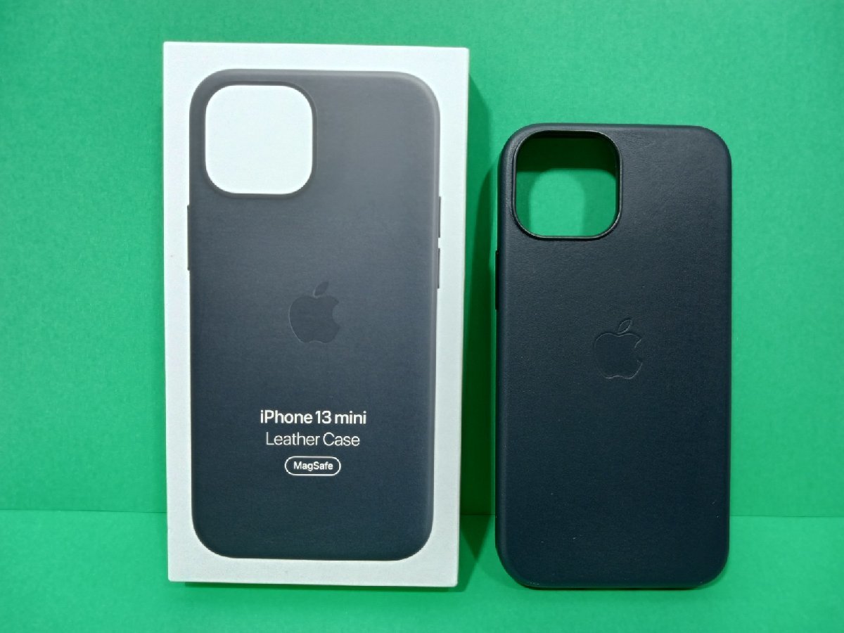 新品未開封 アップル純正 iPhone 13 mini レザーケース mini 0 レザー 