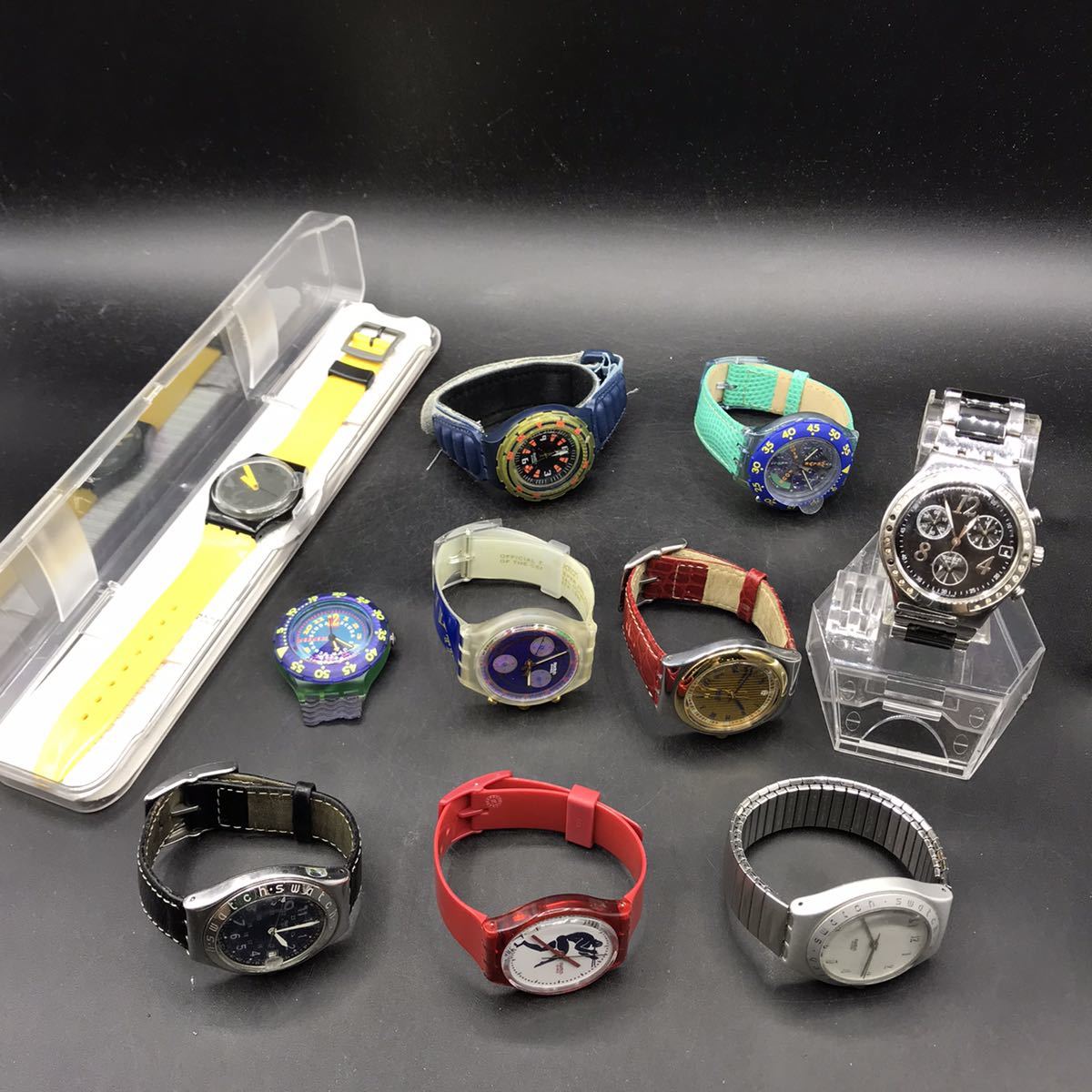 M91 swatch スウォッチ 腕時計 10本 まとめ売り アナログ クォーツ 